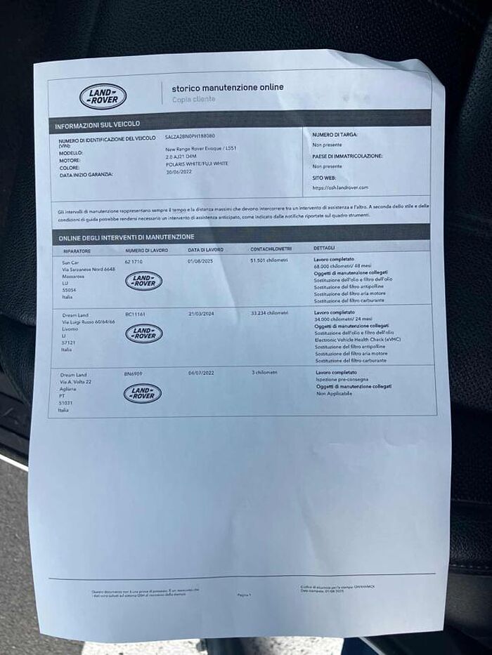 Land Rover Range Rover Evoque 2l